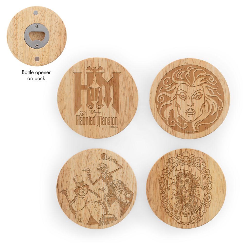 Set de posavasos con destapador La Mansión Embrujada por Picnic Time