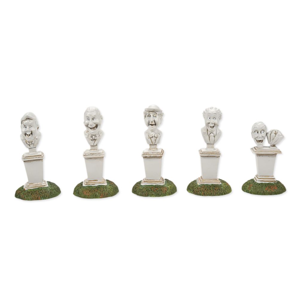 Set de miniaturas de los bustos cantantes La Mansión Embrujada por Department 56