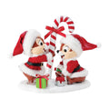 Figura navideña "Dos dulces" Chip 'n Dale por Department 56 Possible Dreams
