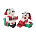 Set de figuras navideñas "Pausa de cacao" Mickey y Minnie Mouse por Department 56 Possible Dreams