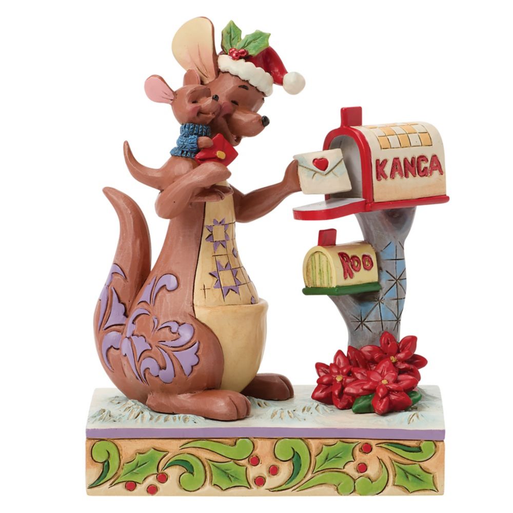 Figura "El deseo navideño de Roo" Kanga y Roo por Jim Shore – Winnie Pooh
