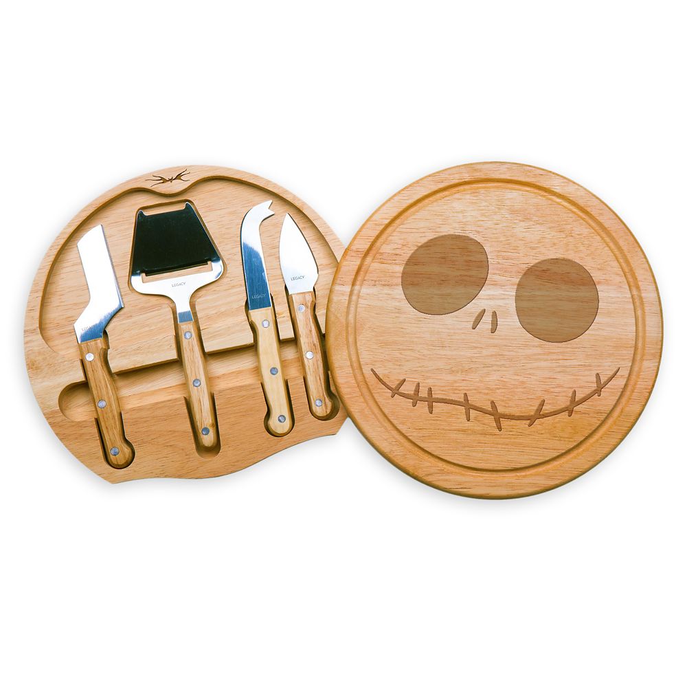 Set de tabla de quesos y utensilios Jack Skellington