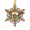 Golden Snitch Snowflake Ornament