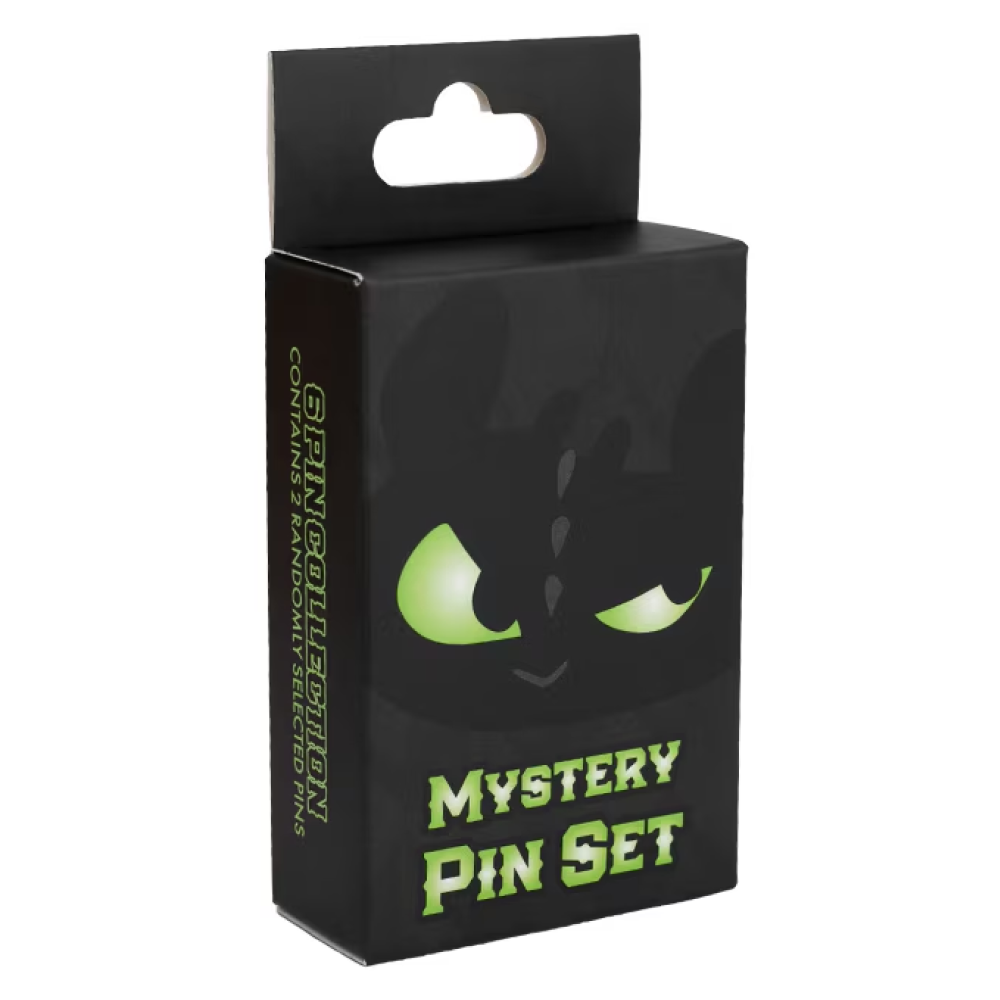 How To Train Your Dragon Toothless Face Mystery Pin Set