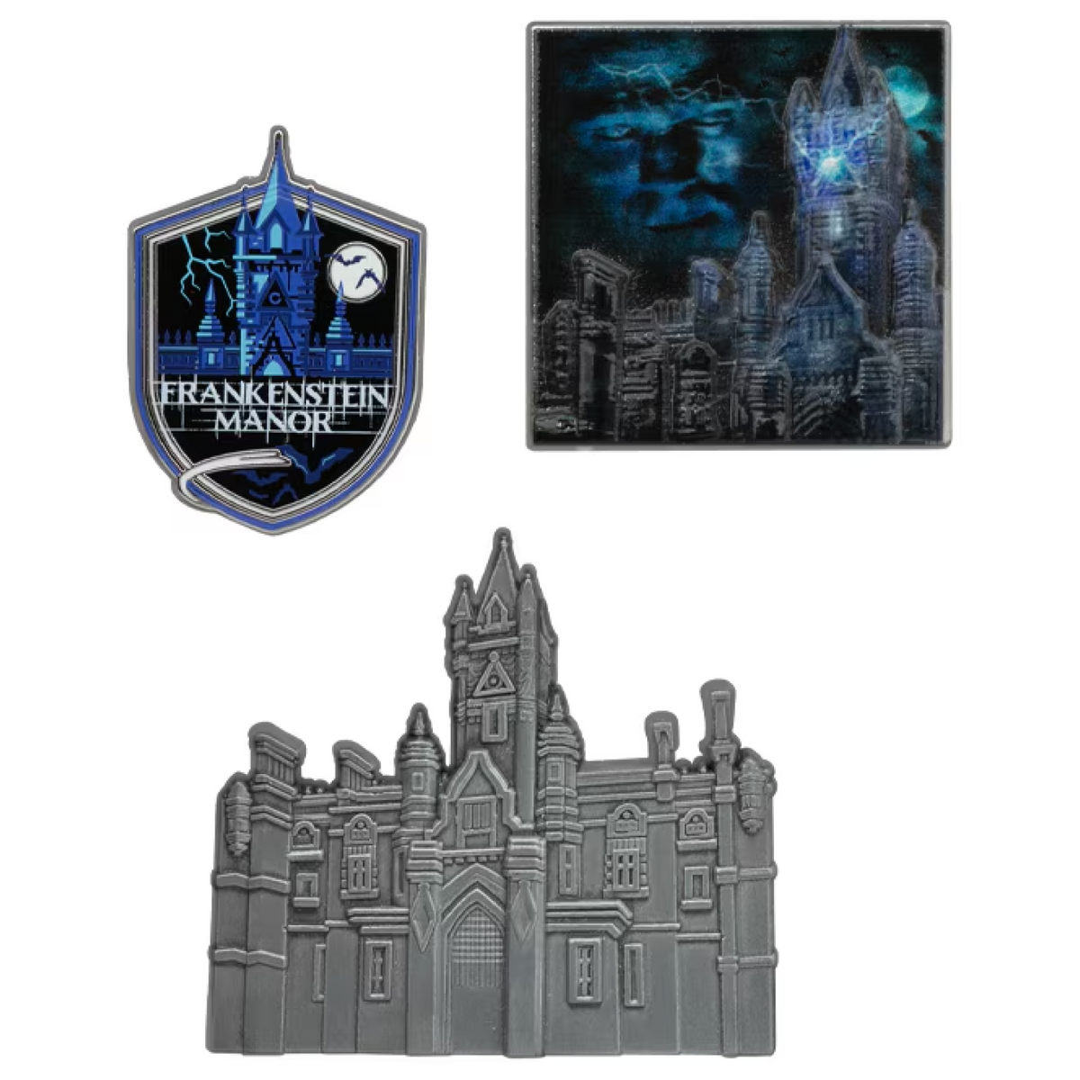 Frankenstein Manor Pin Set