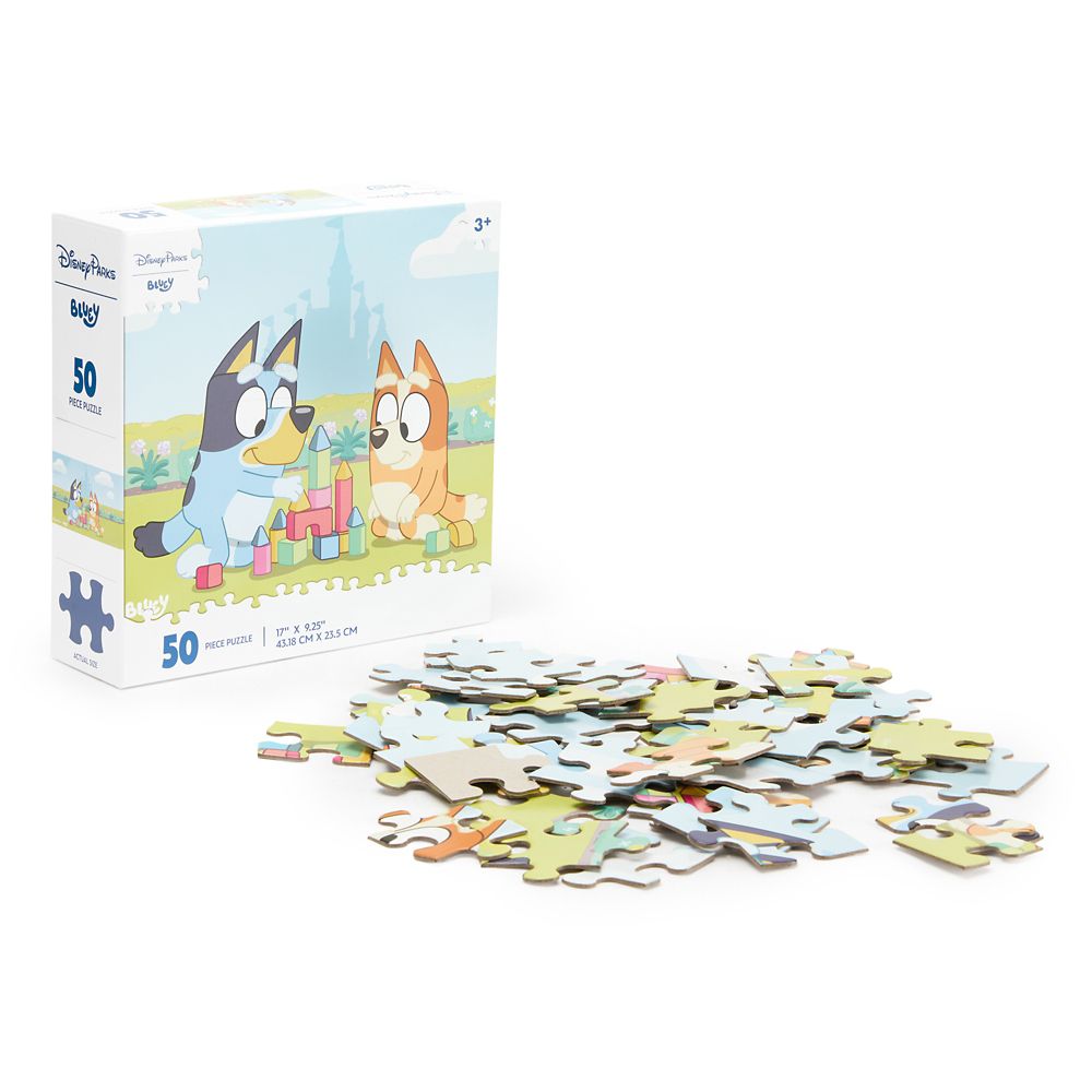 Puzzle de 50 piezas Bluey y Bingo en Disney Parks – Bluey