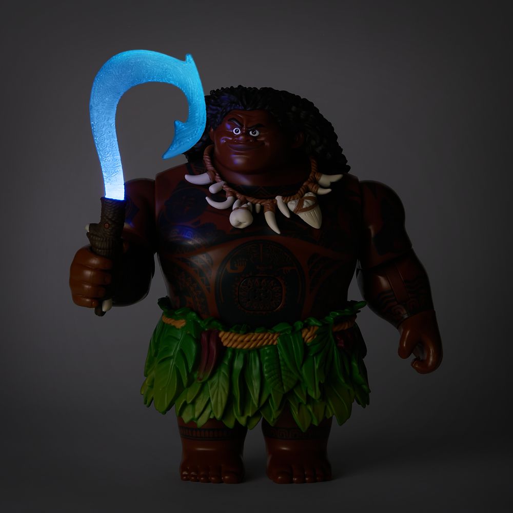 Figura de acción parlante Maui con anzuelo luminoso – Moana 2