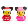 Mickey and Minnie Mouse Holiday Rubber Duck Set by Duckalooz