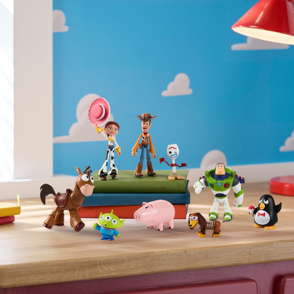 Set de 9 figuras de acción baúl de Andy – Toy Story
