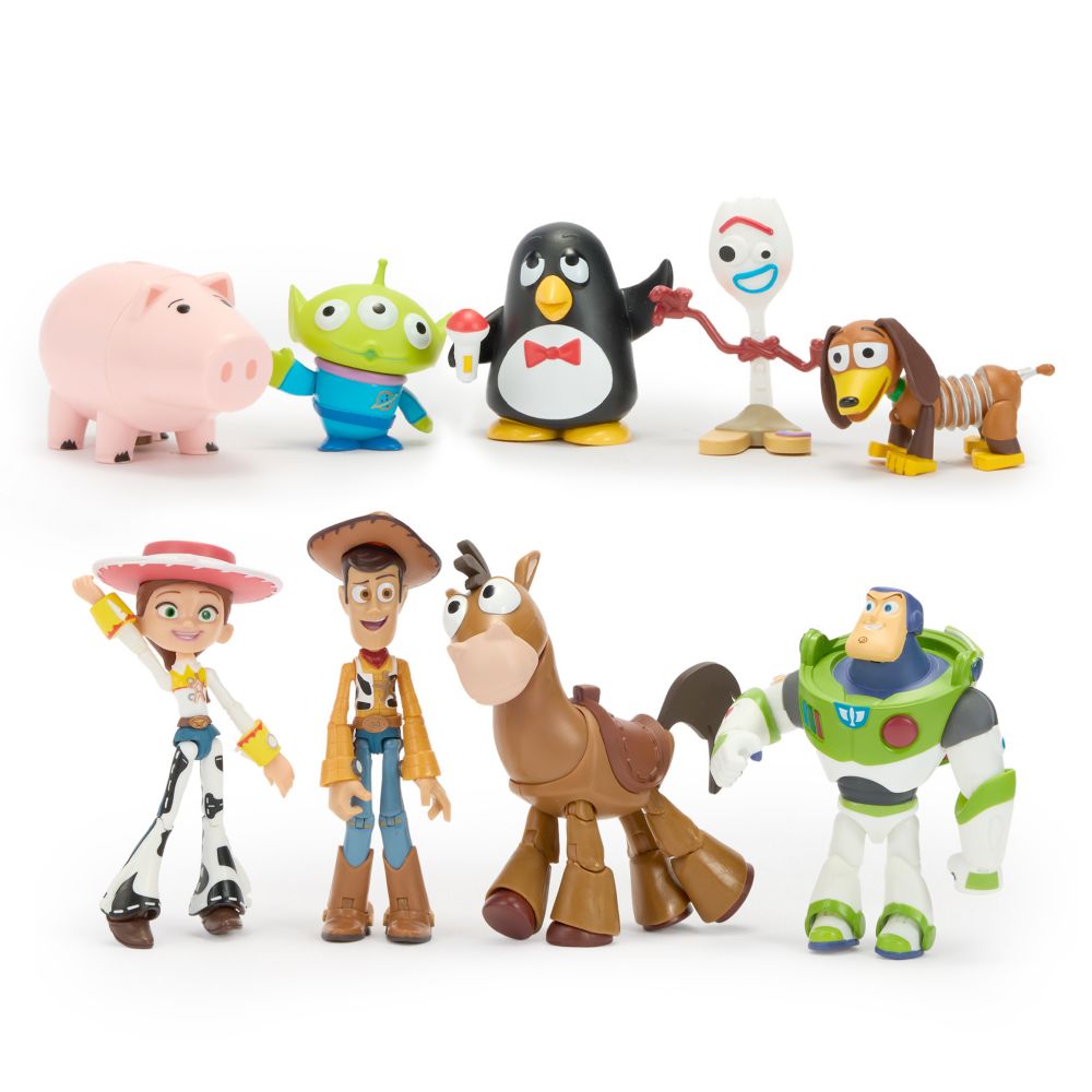 Set de 9 figuras de acción baúl de Andy – Toy Story