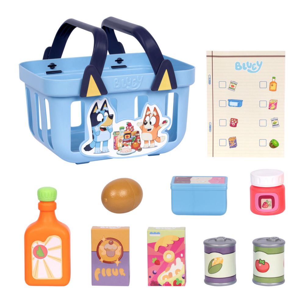 Set canasta de compras – Bluey