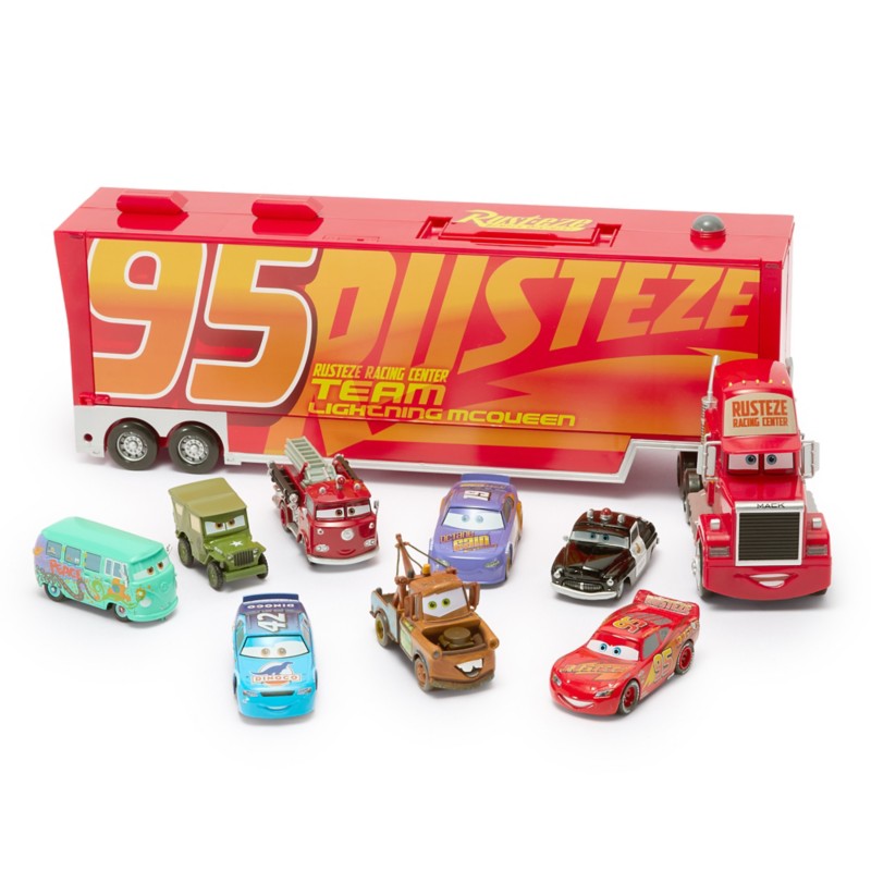 Mack Hauler Truck with Die-Cast Cars – Cars