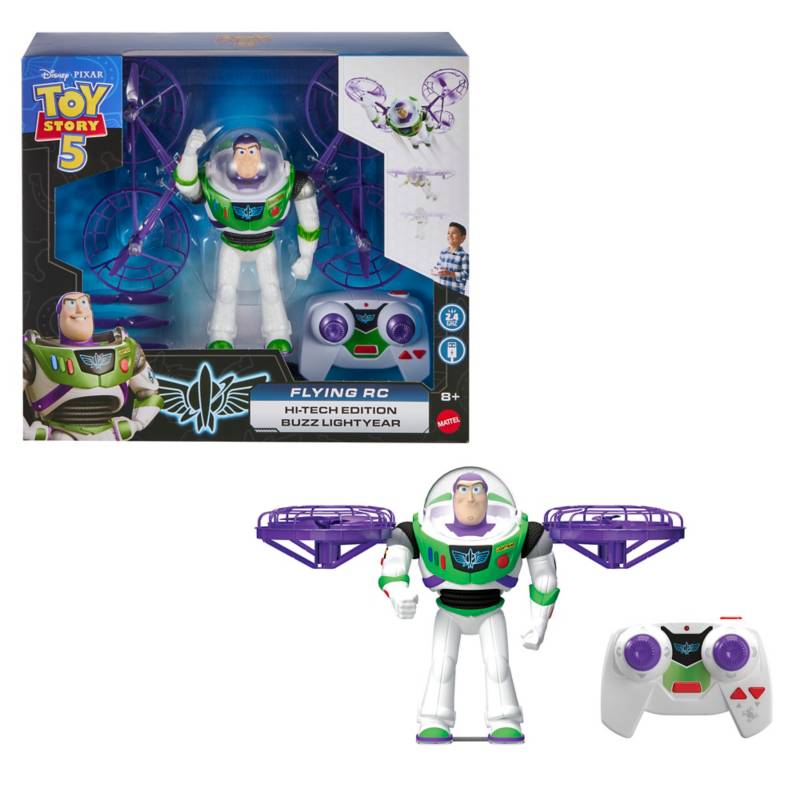 Buzz Lightyear Flying RC Hi-Tech Edition Action Figure – Toy Story 5