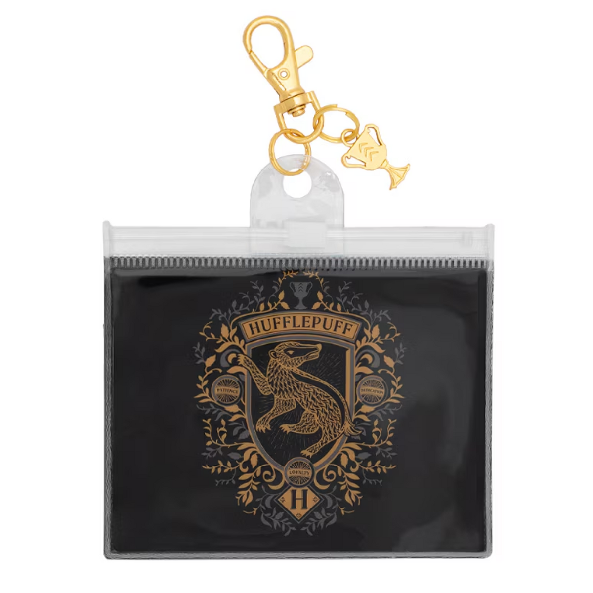 Hufflepuff Mascot Crest Lanyard Pouch