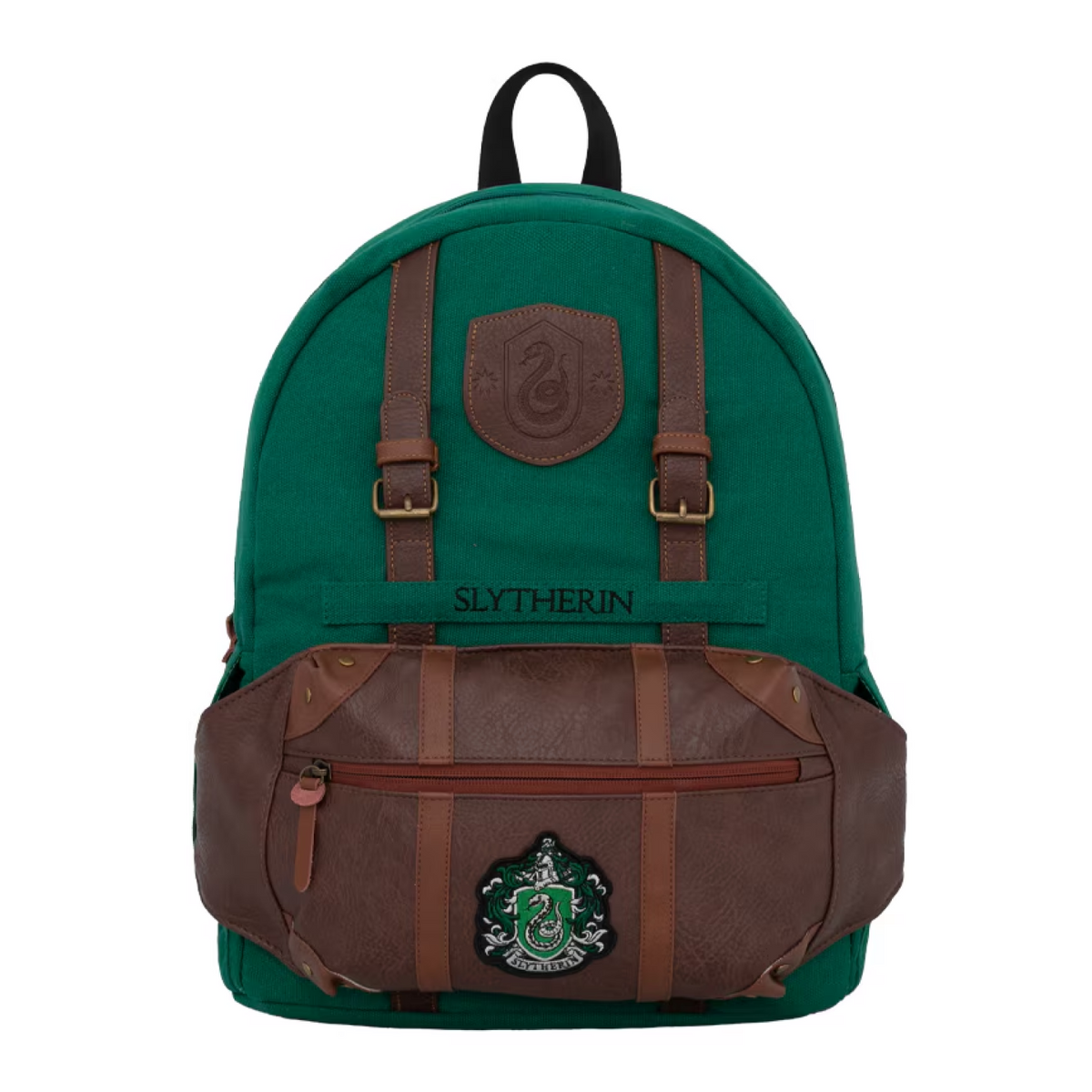 Slytherin Crest Backpack with Removable Waist Bag