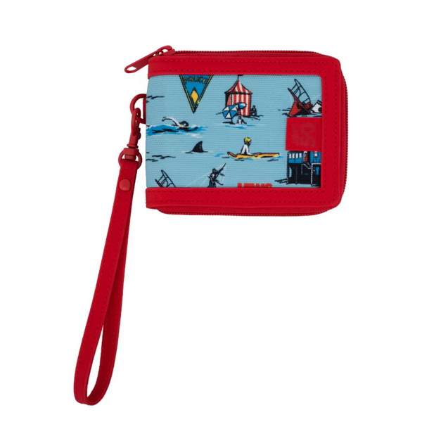 Billetera con estampado integral Jaws 50.º aniversario