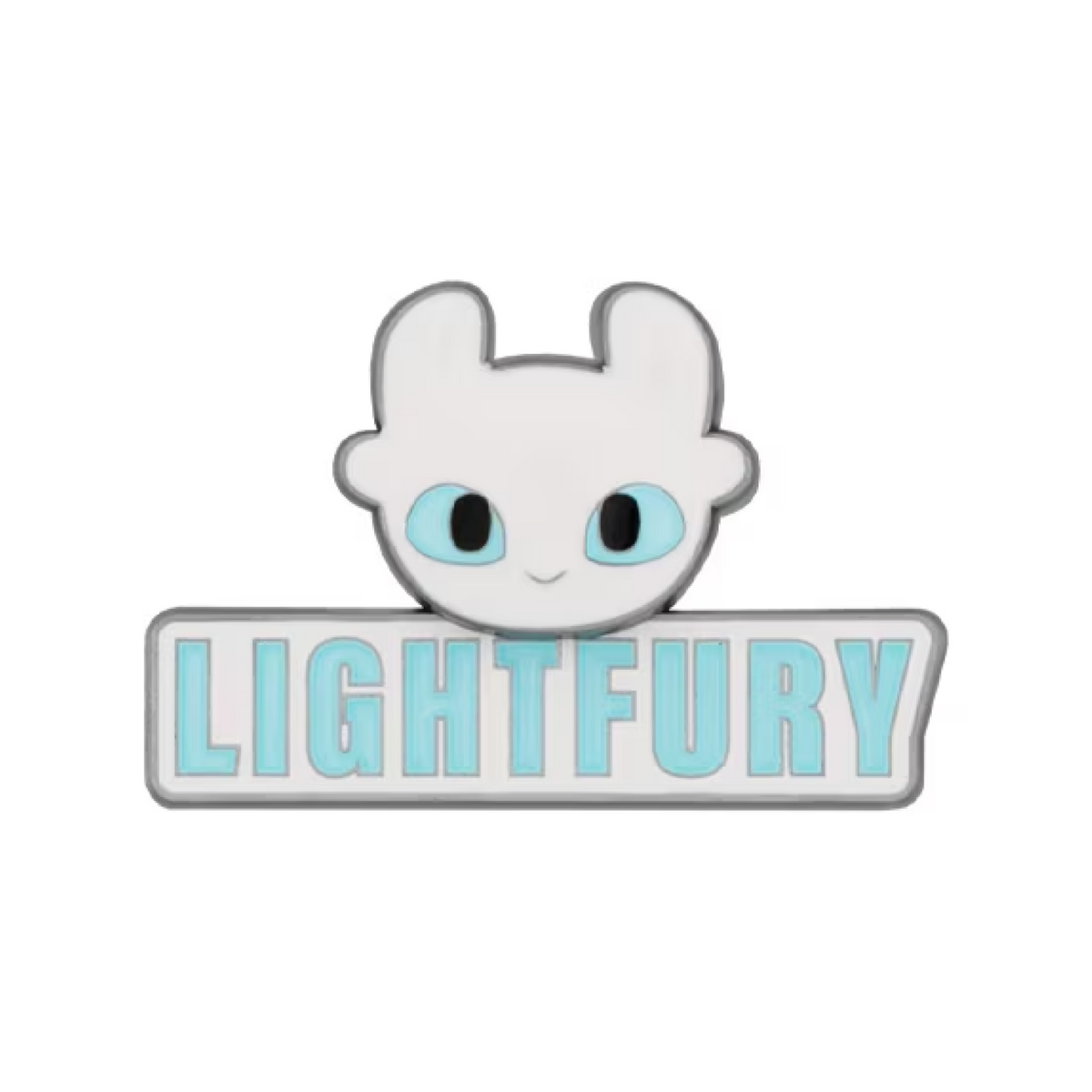 How To Train Your Dragon Light Fury Face Pin