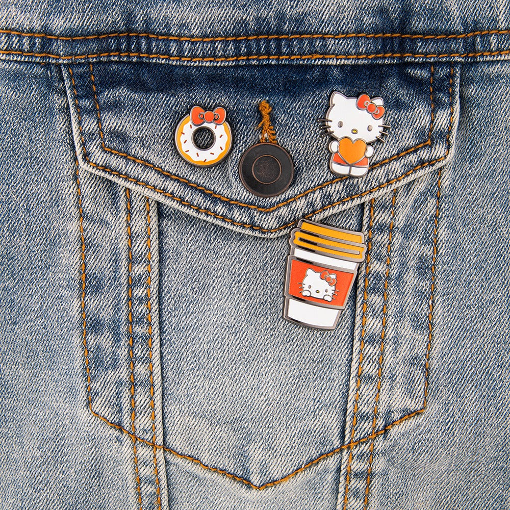 Set de 3 pines Hello Kitty Pumpkin Spice