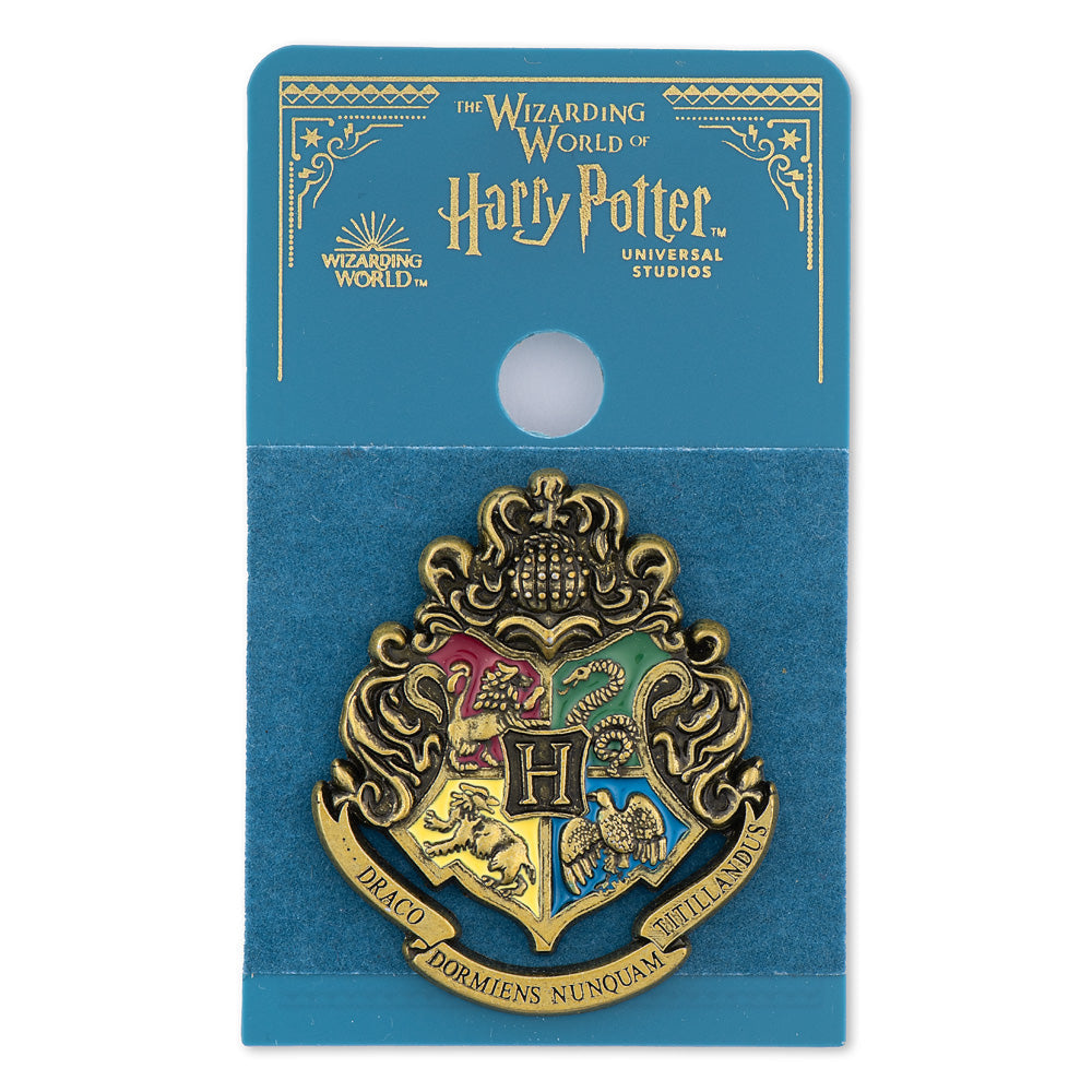 Harry Potter Hogwarts Crest Bronze Pin