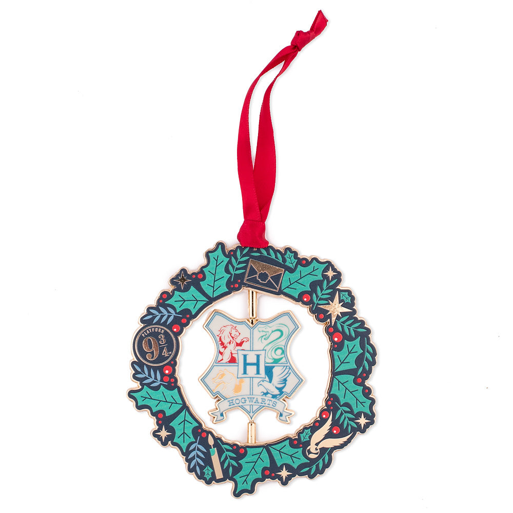 Harry Potter Holiday Spinning Ornament Hogwarts