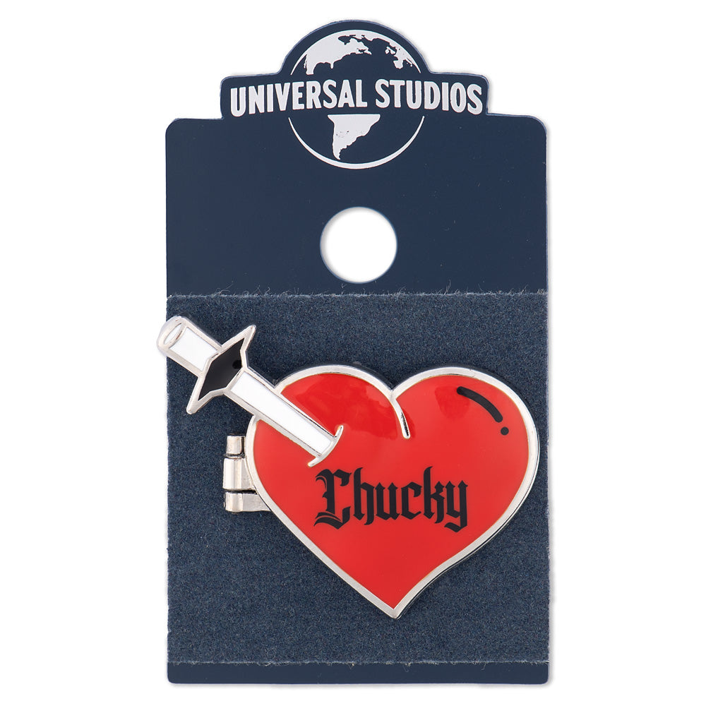Pin medallón corazón Chucky Loungefly