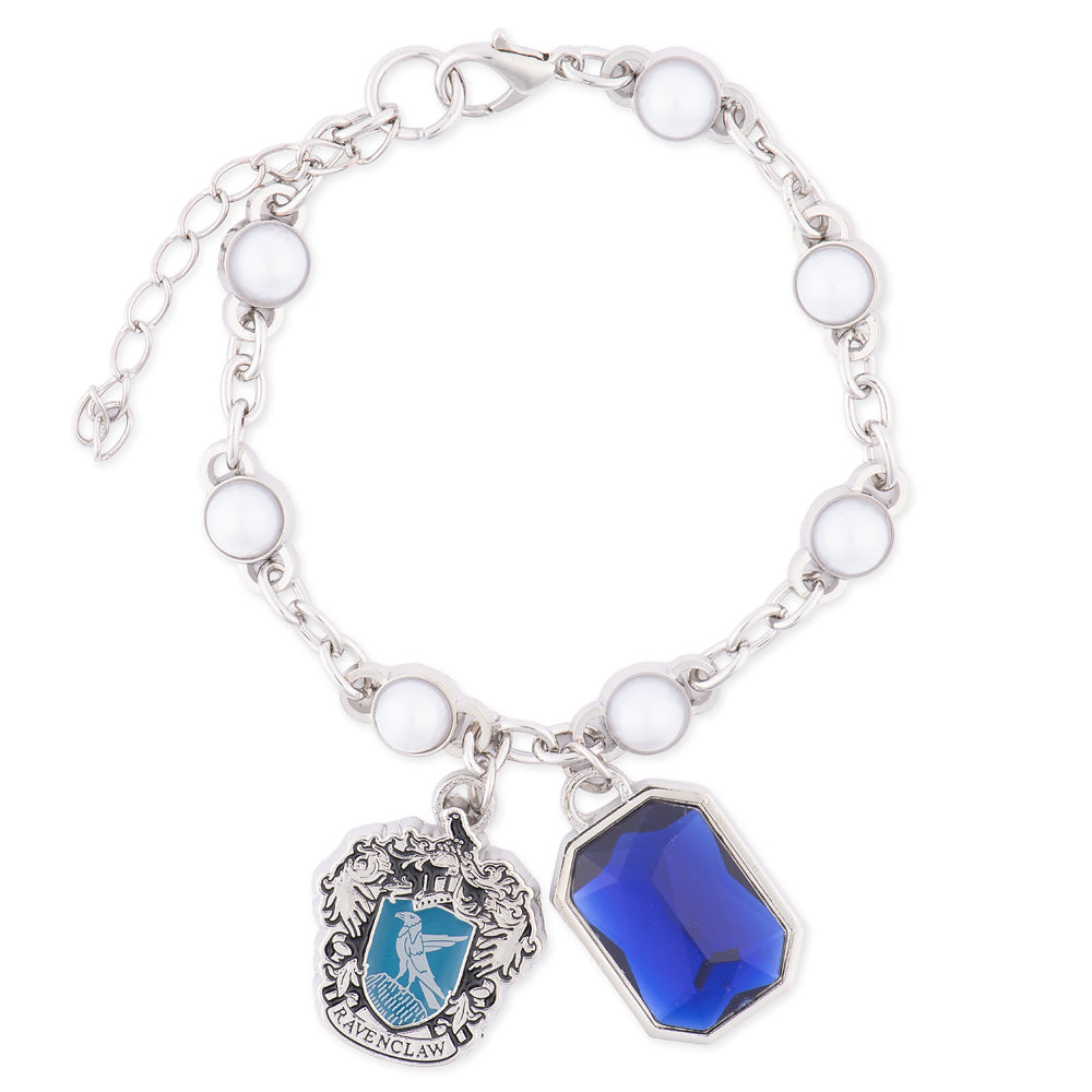 Harry Potter Bracelet of Ravenclaw Crest with Pearl