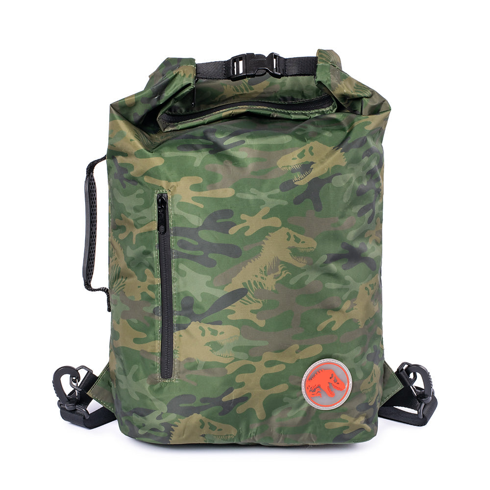 Jurassic Park Camo Roll-Up Backpack