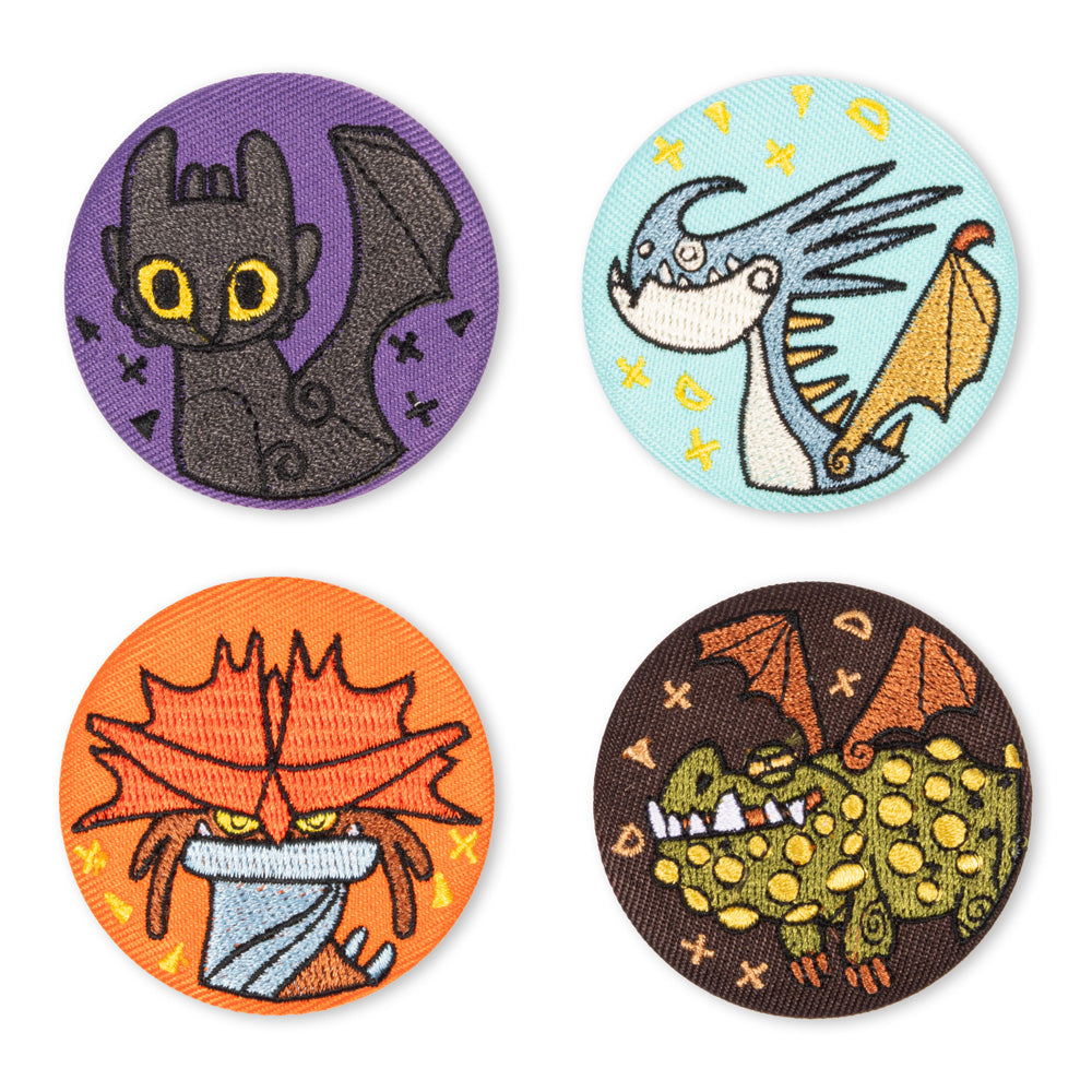 How to Train Your Dragon Primitive Buttons Set