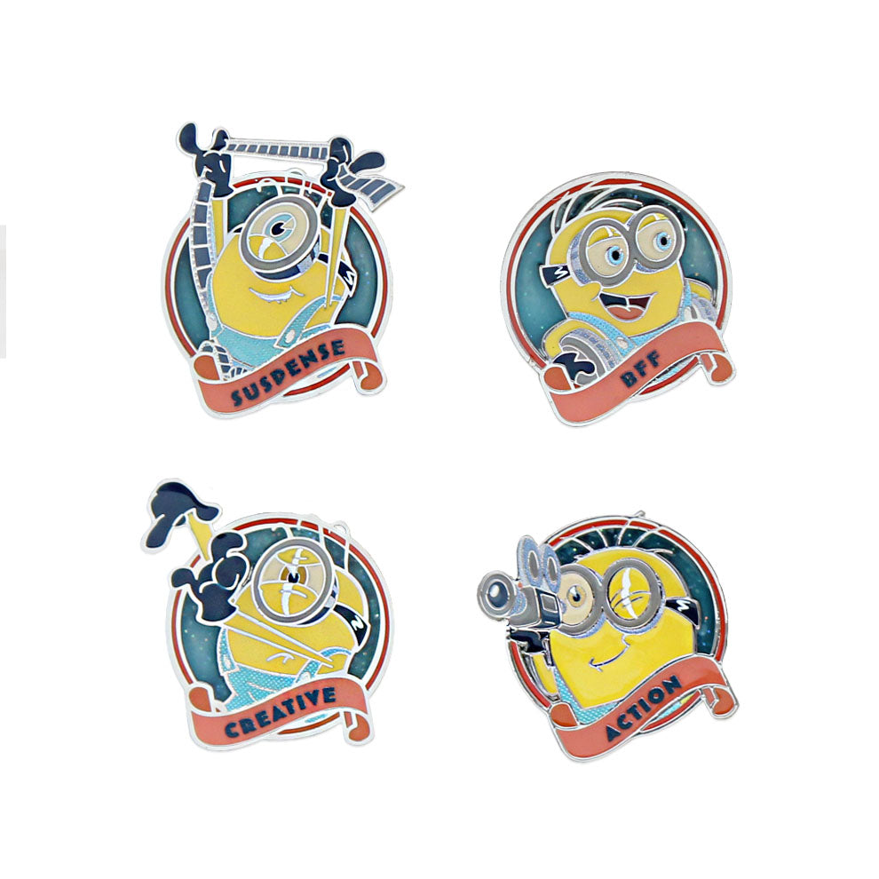 Minions & Monsters Pin Set of Four
