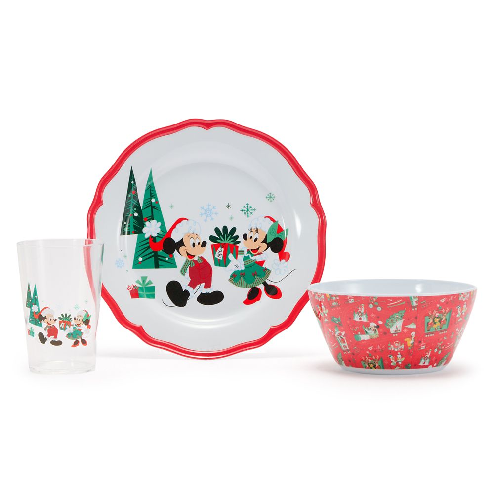 Set de Comida Navideño Mickey Mouse y sus Amigos