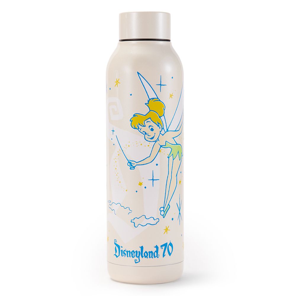 Botella de agua de acero inoxidable Campanita – Disneyland 70.º aniversario