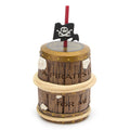 Vaso barril con bombilla Piratas del Caribe 14 oz.
