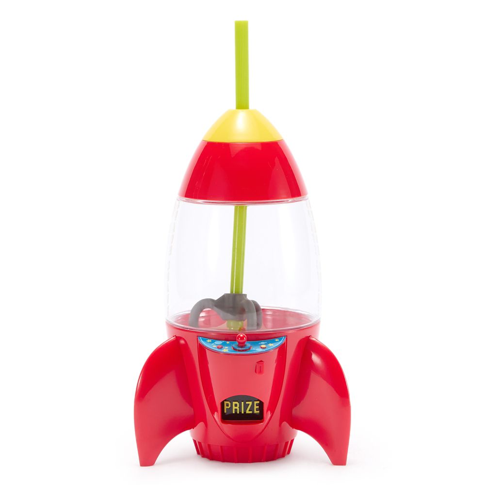Botella de agua con bombilla Pizza Planet Grúa Espacial 22 oz. – Toy Story