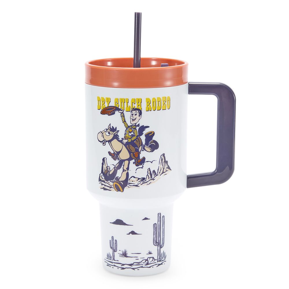 Vaso de viaje con bombilla Woody 33 oz. – Toy Story