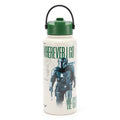 Botella de agua de acero inoxidable con bombilla integrada The Mandalorian y Grogu 33 oz. – Star Wars