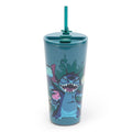 Botella de agua de acero inoxidable con bombilla Stitch – Lilo y Stitch