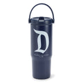 Botella de agua de acero inoxidable con bombilla integrada Disneyland 27 oz. – Azul marino
