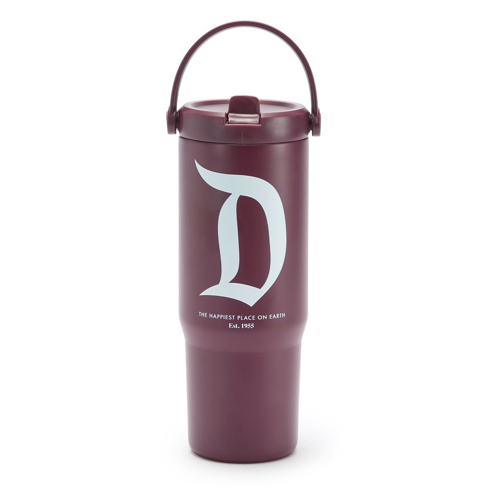 Botella de agua de acero inoxidable con bombilla integrada Disneyland 27 oz. – Burdeo