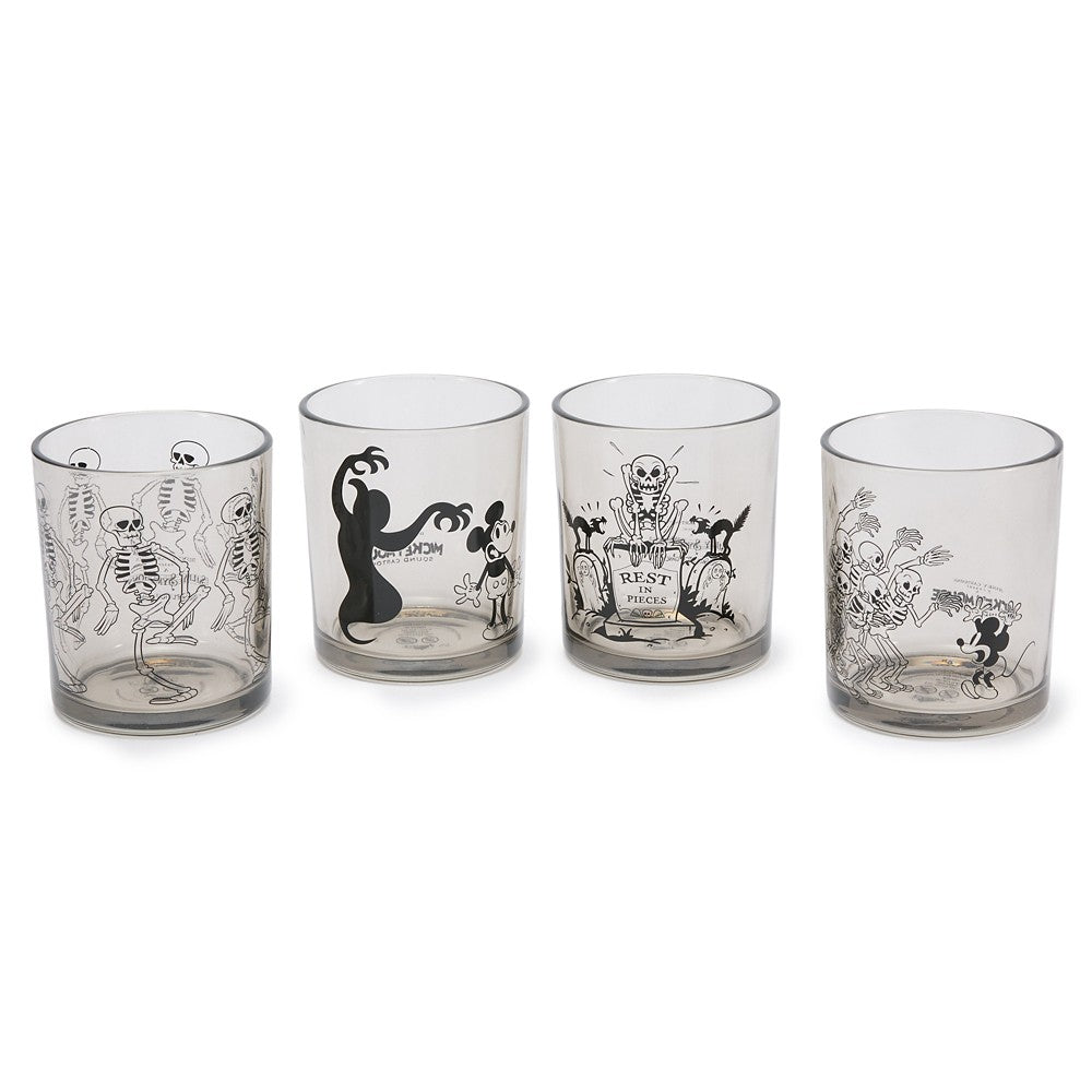 Set de vasos bajos Mickey Mouse – La Casa Embrujada y La Danza de los Esqueletos