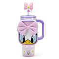 Vaso térmico de viaje de acero inoxidable con bombilla Daisy Duck 30 oz. más estuche con cierre