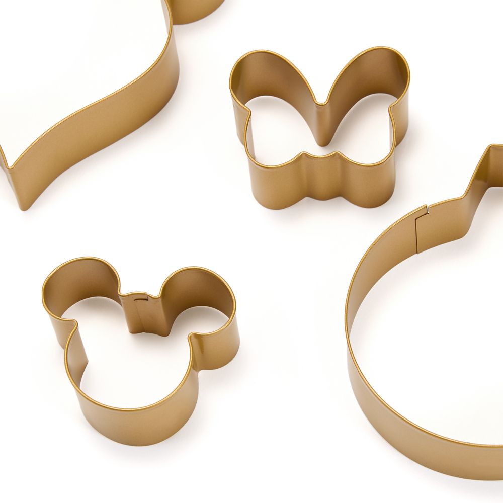 Set de cortadores de galletas navideños Mickey y Minnie Mouse