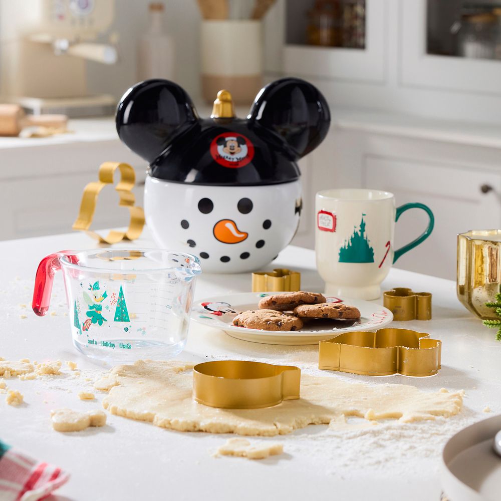 Set taza y plato Leche y Galletas para Santa Mickey Mouse