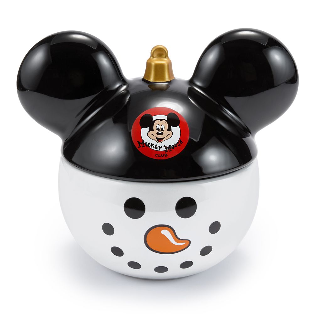 Galletero adorno navideño muñeco de nieve Mickey Mouse Club