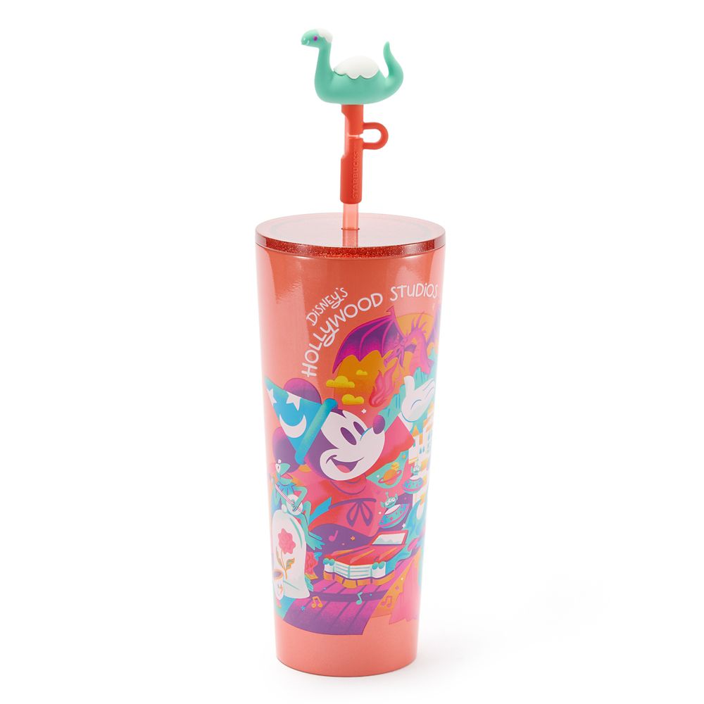 Vaso térmico de viaje de acero inoxidable con bombilla Starbucks® Disney's Hollywood Studios 24 oz. – Walt Disney World