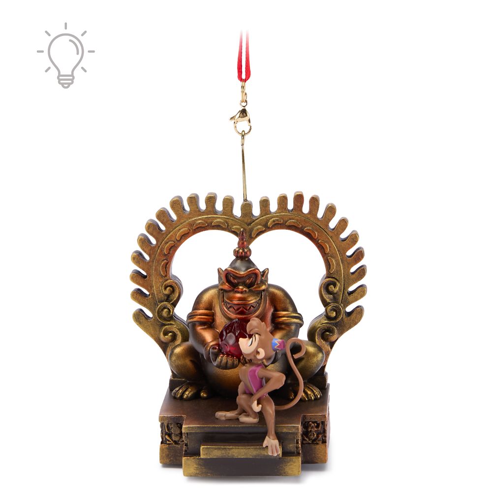 Adorno navideño Living Magic Sketchbook Abu con luz y sonido – Aladdín