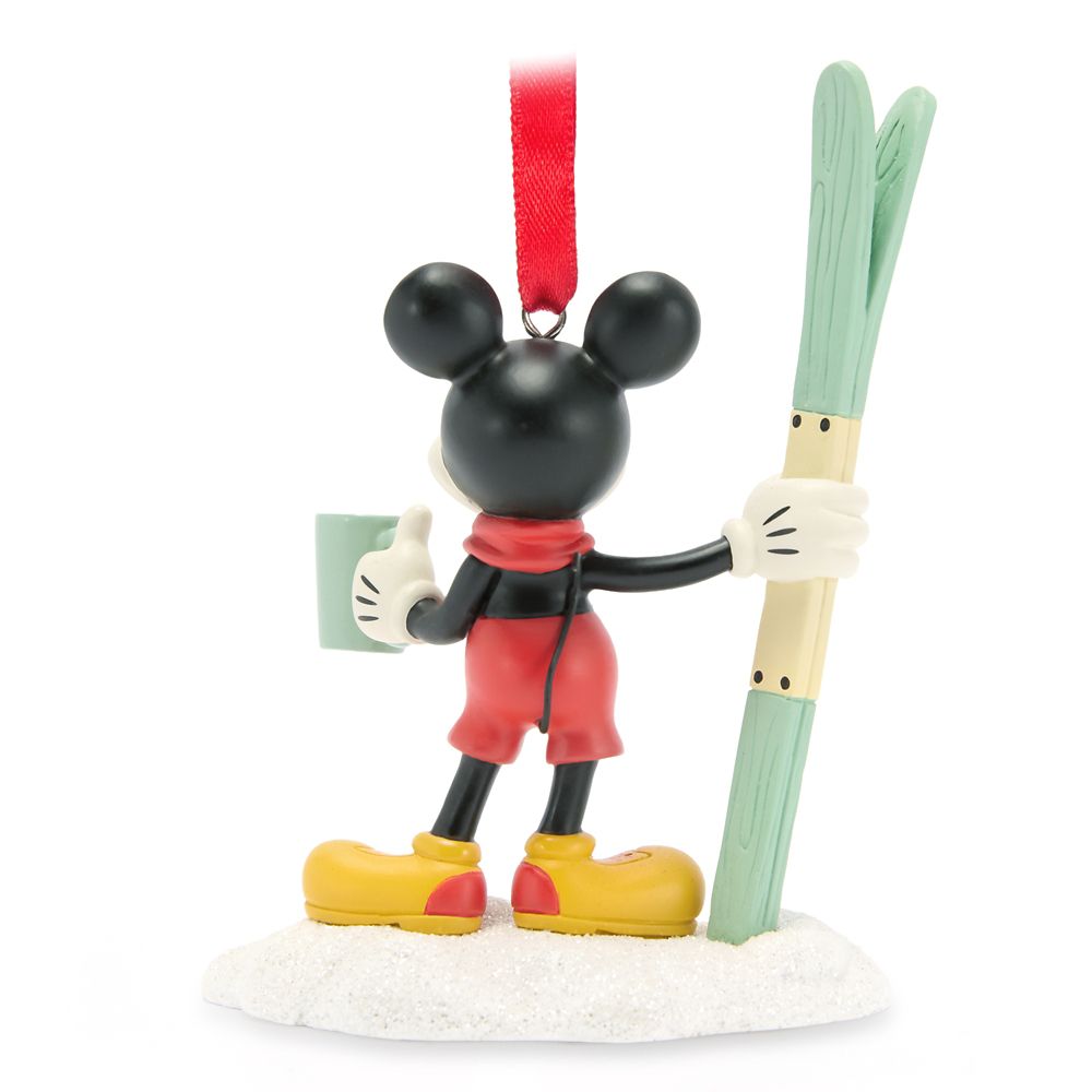 Adorno Figura Mickey Mouse con Esquíes