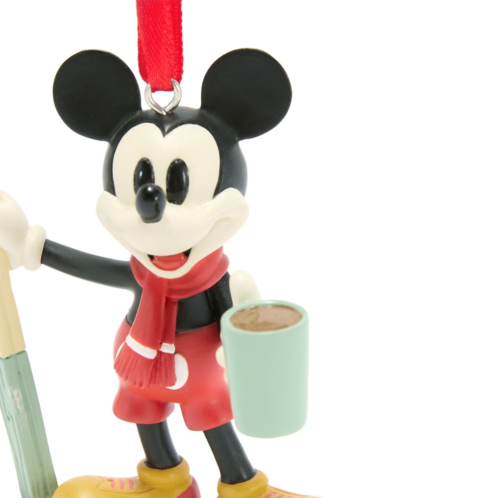 Adorno Figura Mickey Mouse con Esquíes