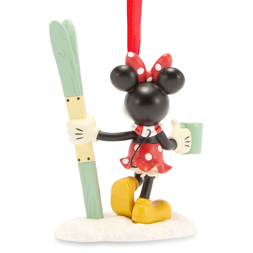 Adorno Figura Minnie Mouse con Esquíes