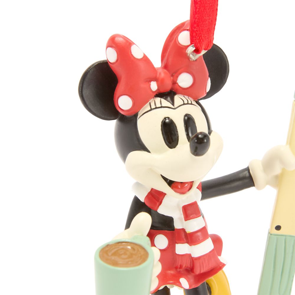 Adorno Figura Minnie Mouse con Esquíes