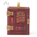 Adorno navideño Storybook Musical Living Magic Sketchbook La Espada en la Piedra